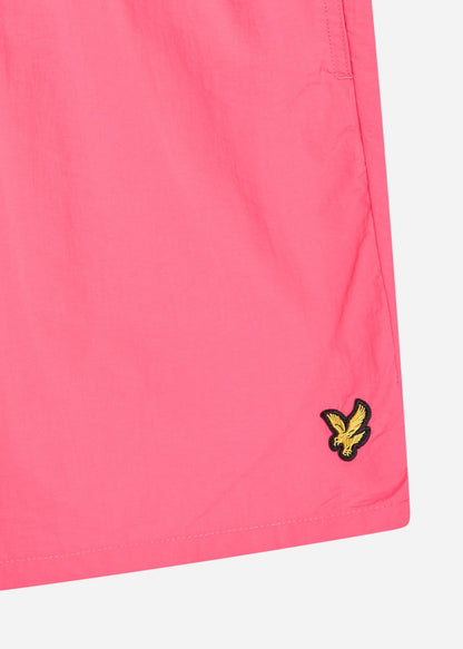 Lyle & Scott Zwembroeken  Plain swimshort - electric pink 