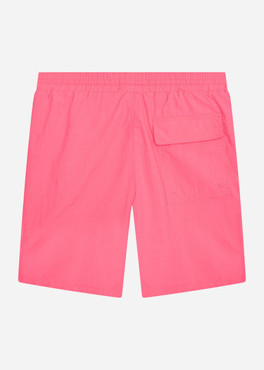 Lyle & Scott Zwembroeken  Plain swimshort - electric pink 