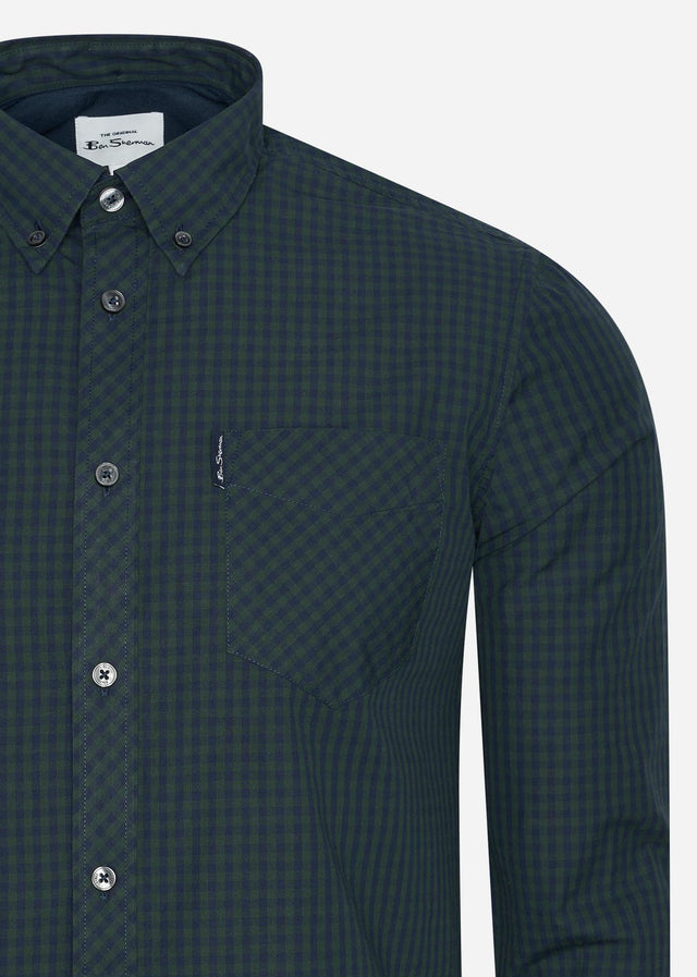 Ben Sherman Shirts  Signature gingham - dark green 