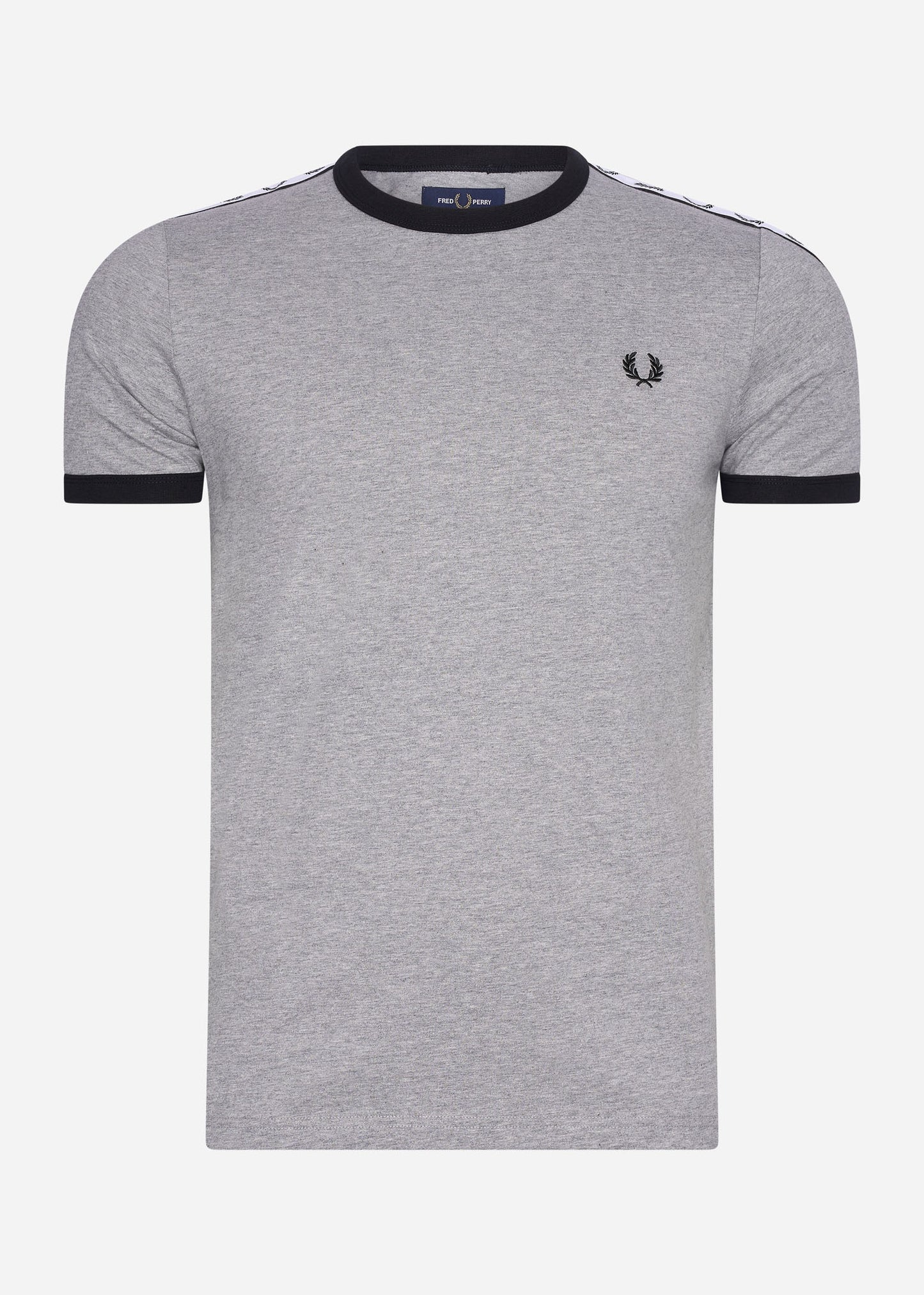Fred Perry taped ringer t-shirt steel marl