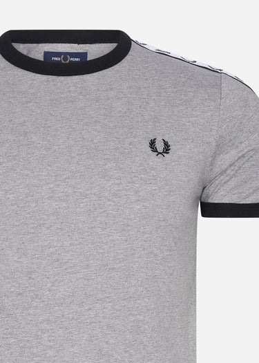 Fred Perry T-shirts  Taped ringer t-shirt - steel marl 