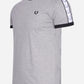 Fred Perry  taped ringer t-shirt steel marl