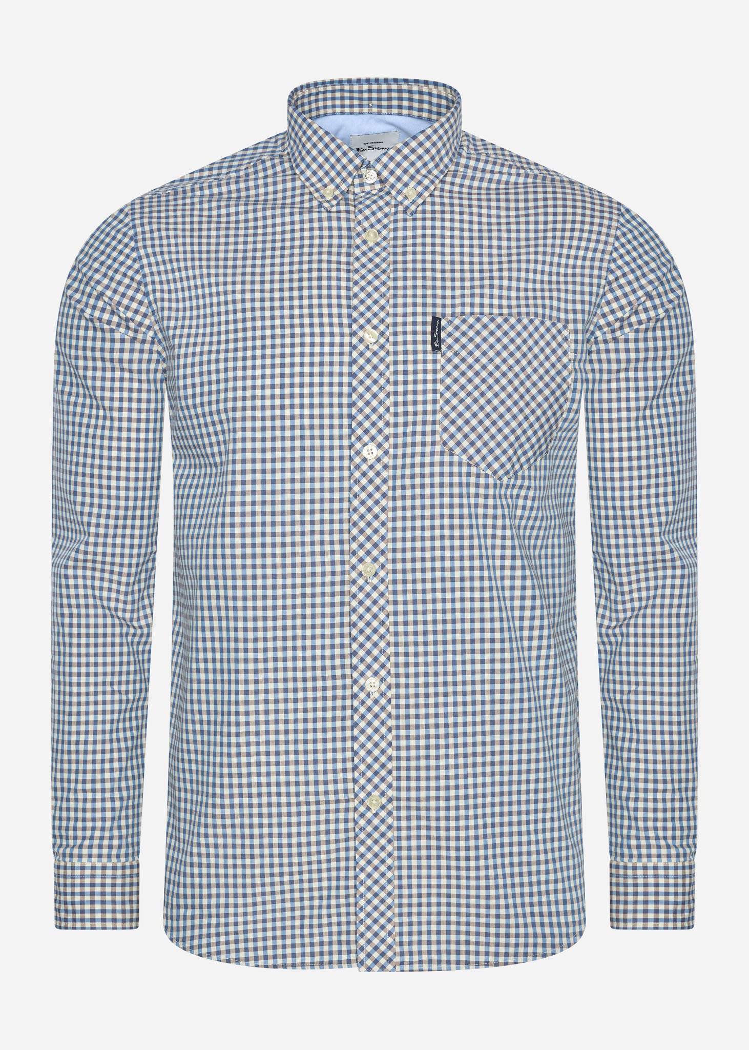 Ben Sherman Overhemden  Signature gingham - persian blue 