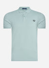 Fred Perry Polo's  Plain fred perry shirt - silver blue 