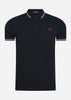 Fred Perry Polo's  Twin tipped fred perry shirt - navy ecru tawny port 