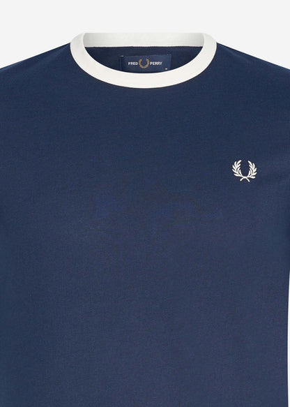 Fred Perry T-shirts  Taped ringer t-shirt - carbon blue 