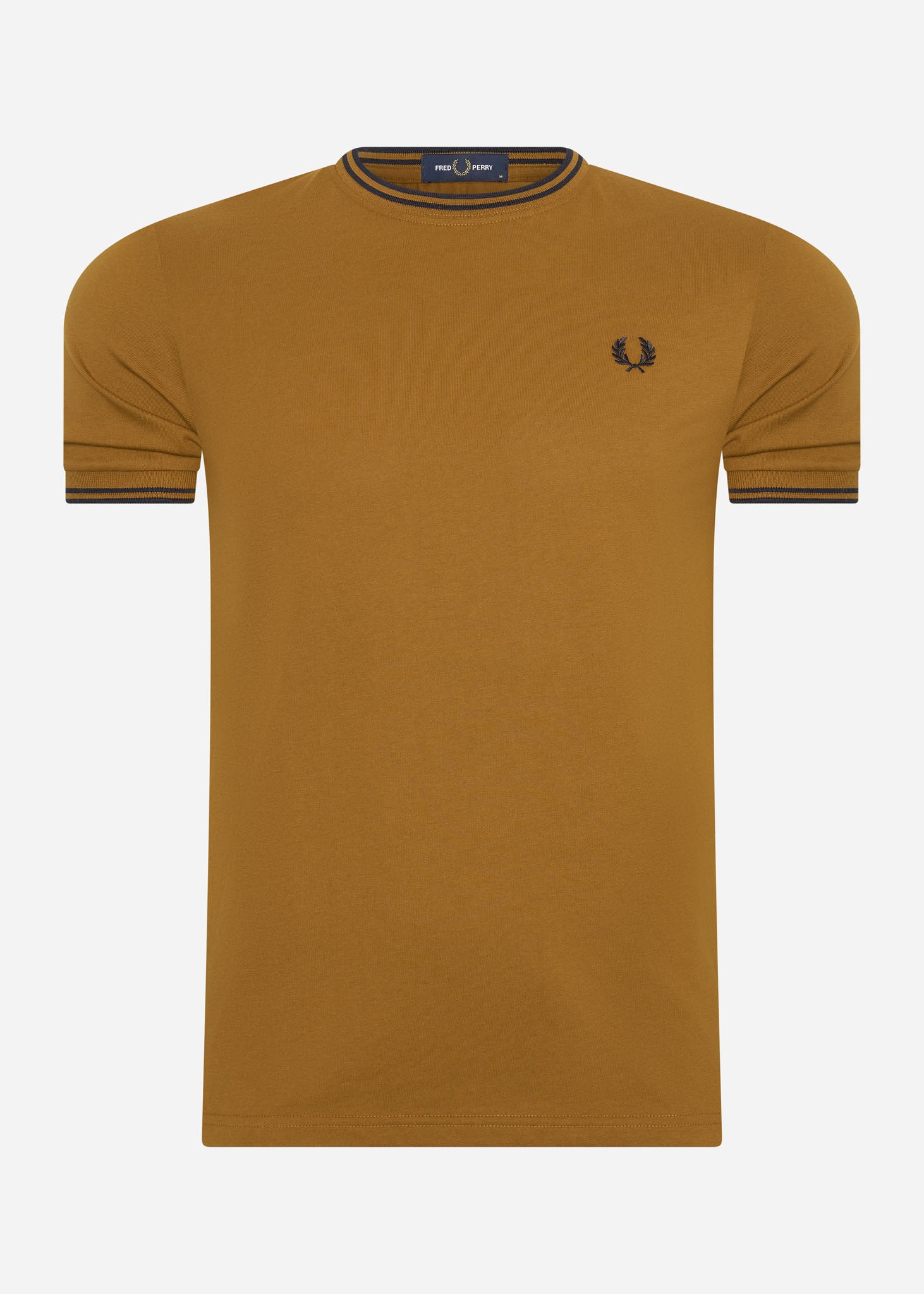 fred perry t-shirt twin tipped dark caramel