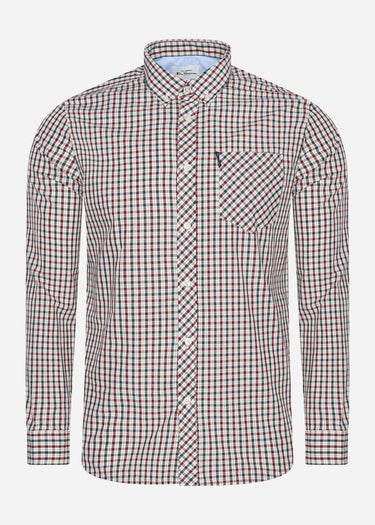 Ben Sherman Overhemden  Signature house check - red 
