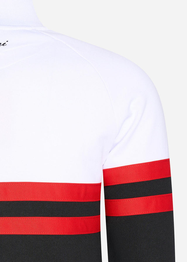 Ellesse Cardigans  Rimini track top - black red white 