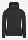 MA.Strum Jassen  Softshell full zip hooded jacket - jet black 