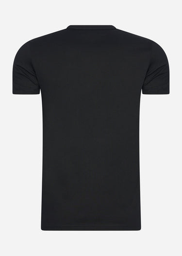 Fred Perry T-shirts  Tonal tape ringer t-shirt - black 