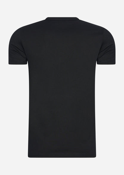 Fred Perry T-shirts  Tonal tape ringer t-shirt - black 