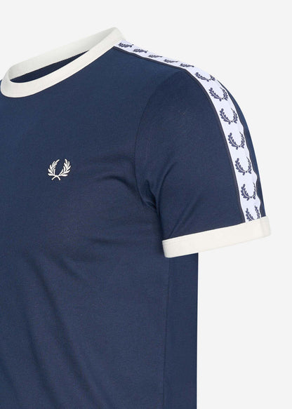 Fred Perry T-shirts  Taped ringer t-shirt - carbon blue 