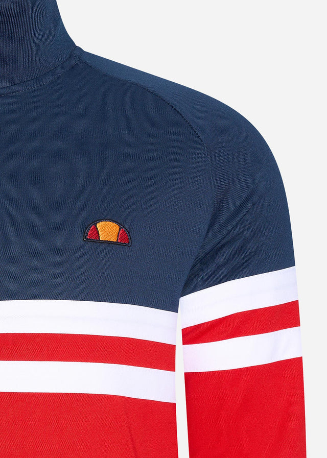 Ellesse Cardigans  Rimini track top - navy red white 