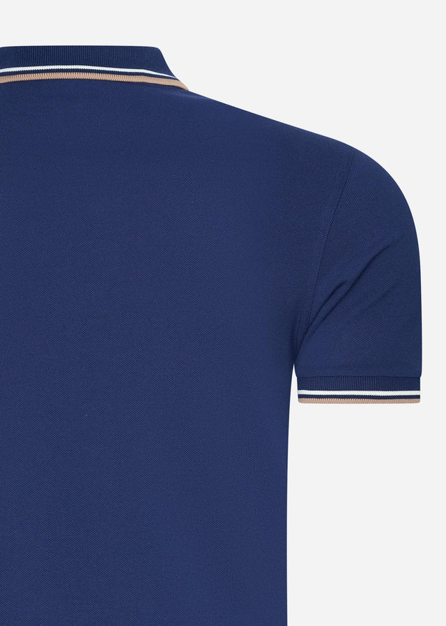 Fred Perry Polos  Twin tipped fred perry shirt - navy ecru warm stone 