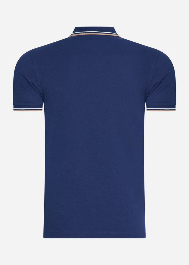 Fred Perry Polos  Twin tipped fred perry shirt - navy ecru warm stone 
