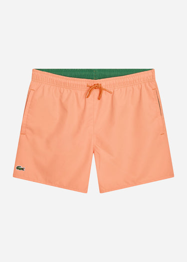 Lacoste Zwembroeken  Swimming trunks - mandarin tree orange green 