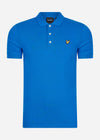 Lyle & Scott Polo's  Plain polo shirt - bright blue 