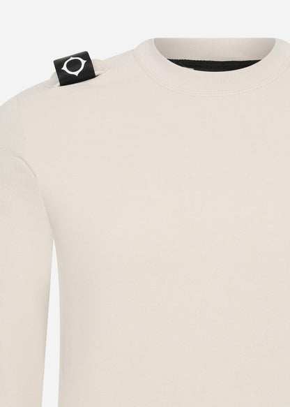 MA.Strum Truien  Core crew sweat - aluminium 