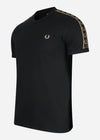 Fred Perry T-shirts  Contrast tape ringer t-shirt - black black 