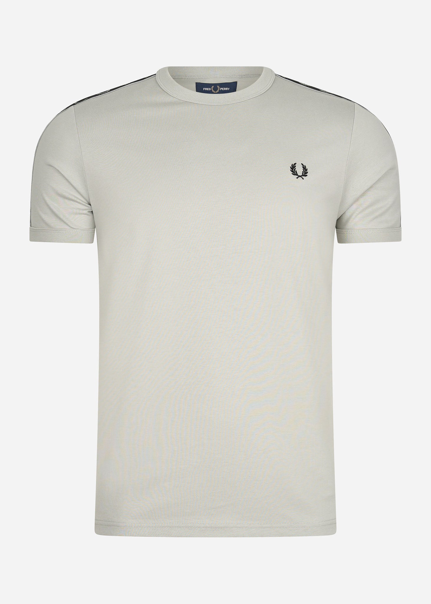 Fred Perry T-shirts  Contrast tape ringer t-shirt - limestone black 