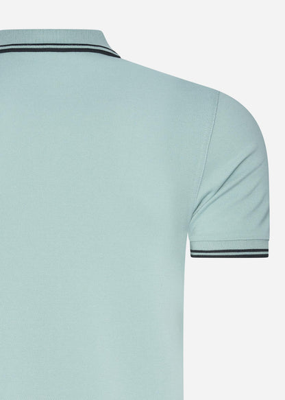 Fred Perry Polo's  Twin tipped fred perry shirt - silver blue black 