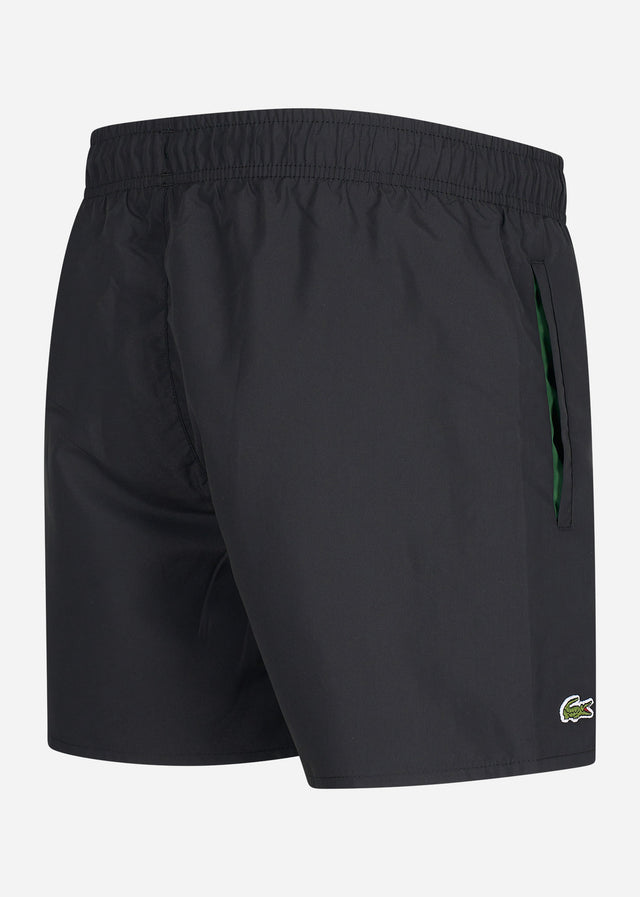 Lacoste Swimwear  Swimming trunks - black green 