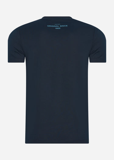 Fred Perry T-shirts  Glitched graphic t-shirt - navy 
