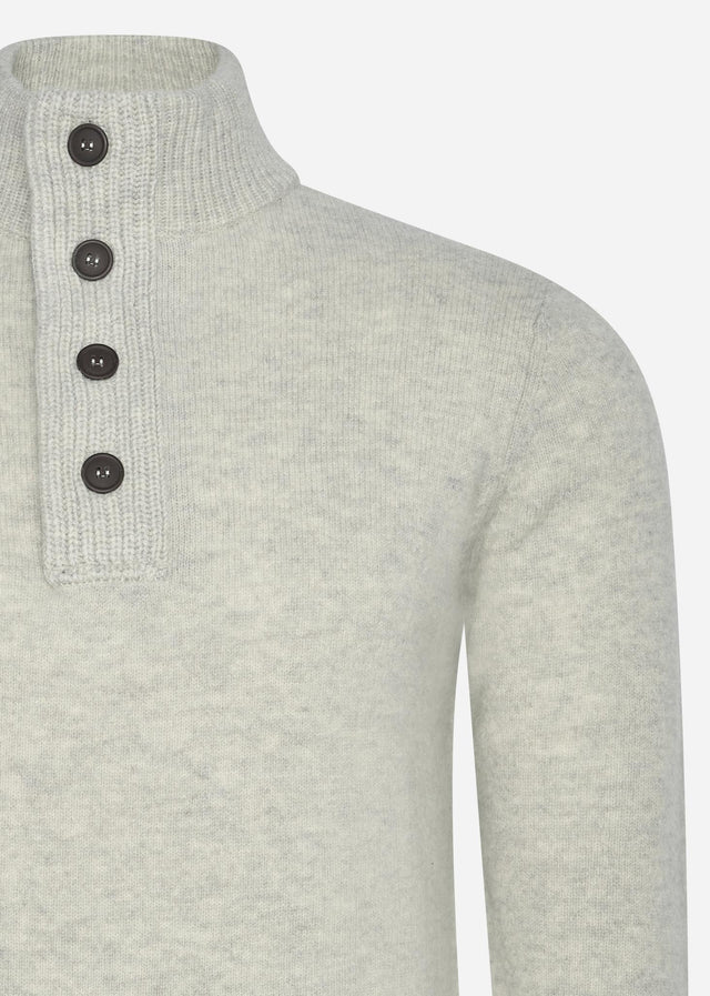 Barbour Sweaters  Patch half zip - pearl 