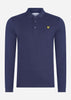 Lyle & Scott Longsleeve Polo's  LS polo shirt - navy 