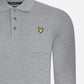 LS polo shirt - mid grey marl - Lyle & Scott