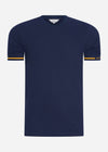 Ben Sherman T-shirts  Pique tee - marine 