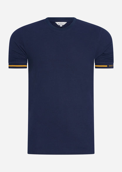 Ben Sherman T-shirts  Pique tee - marine 