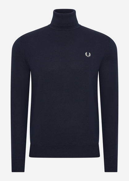 Fred Perry Truien  Roll neck jumper - navy 