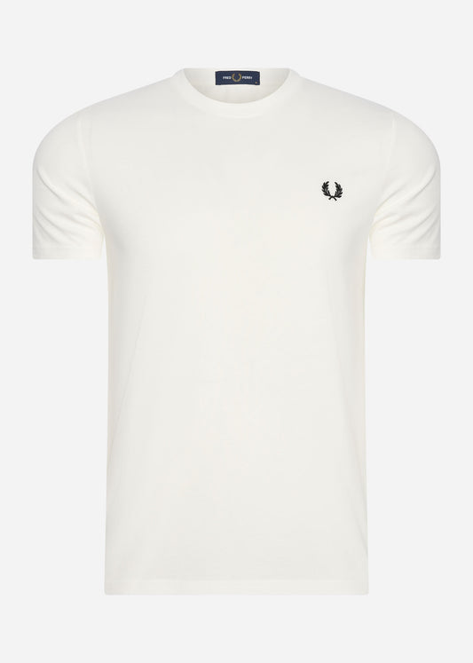 Fred Perry T-shirts  Graphic print t-shirt - snow white 