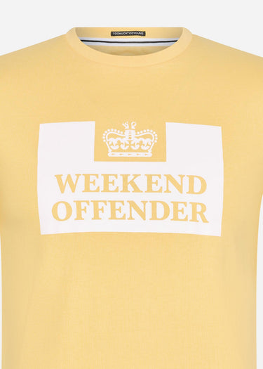 Weekend Offender T-shirts  Prison tee - buttermilk 