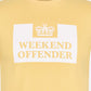 Weekend Offender T-shirts  Prison tee - buttermilk 