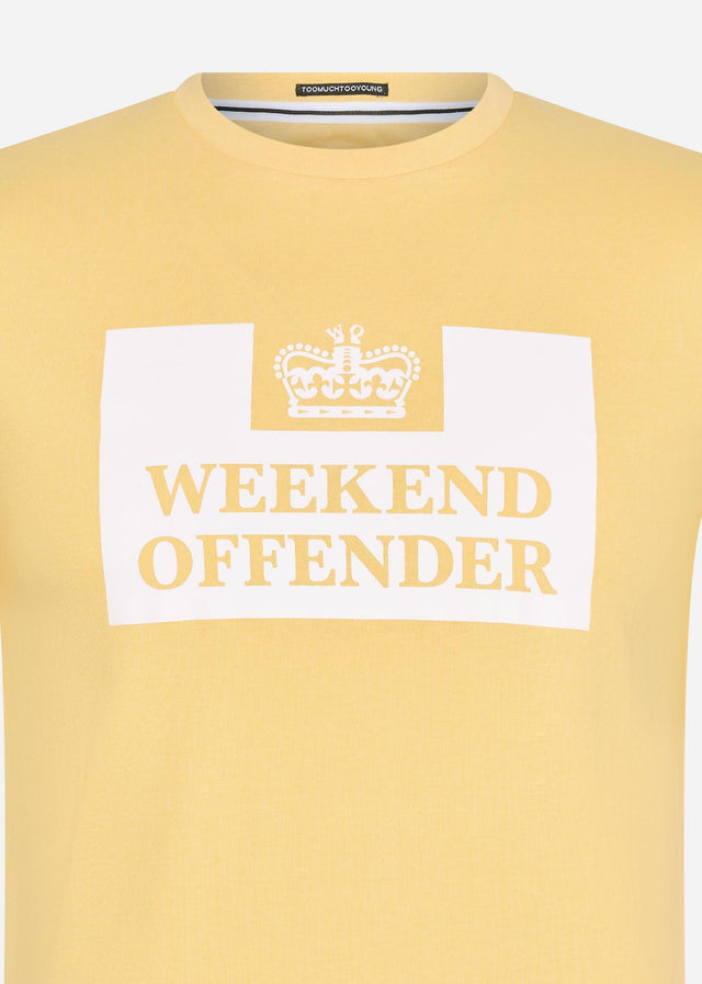 Weekend Offender T-shirts  Prison tee - buttermilk 