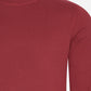 barbour crewneck rood red