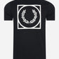 fred perry t-shirt met back print