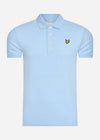 Lyle & Scott Polo's  Plain polo shirt - light blue 