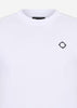 MA.Strum T-shirts  SS icon tee - optic white 