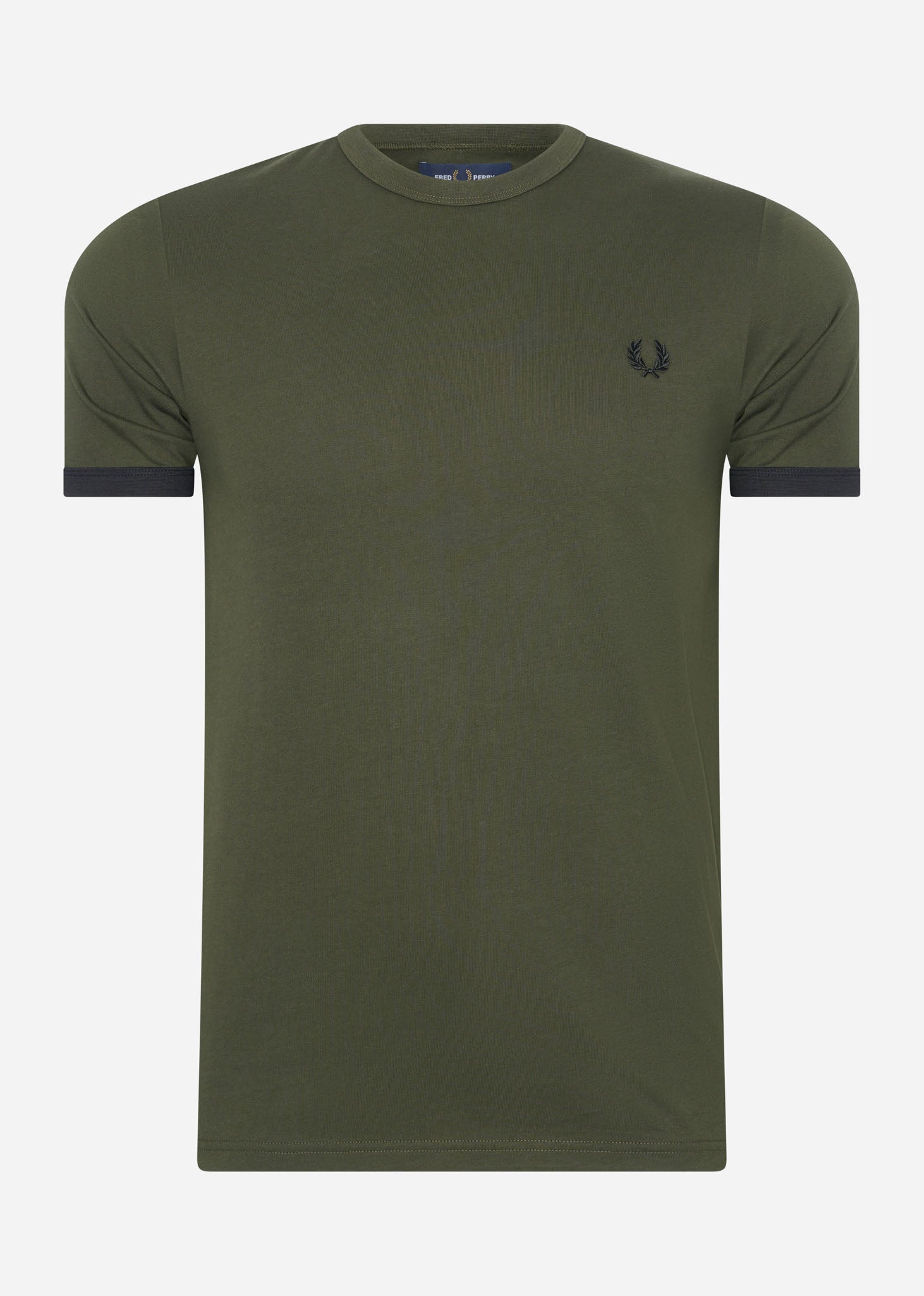 fred perry t-shirt donker groen hunting green