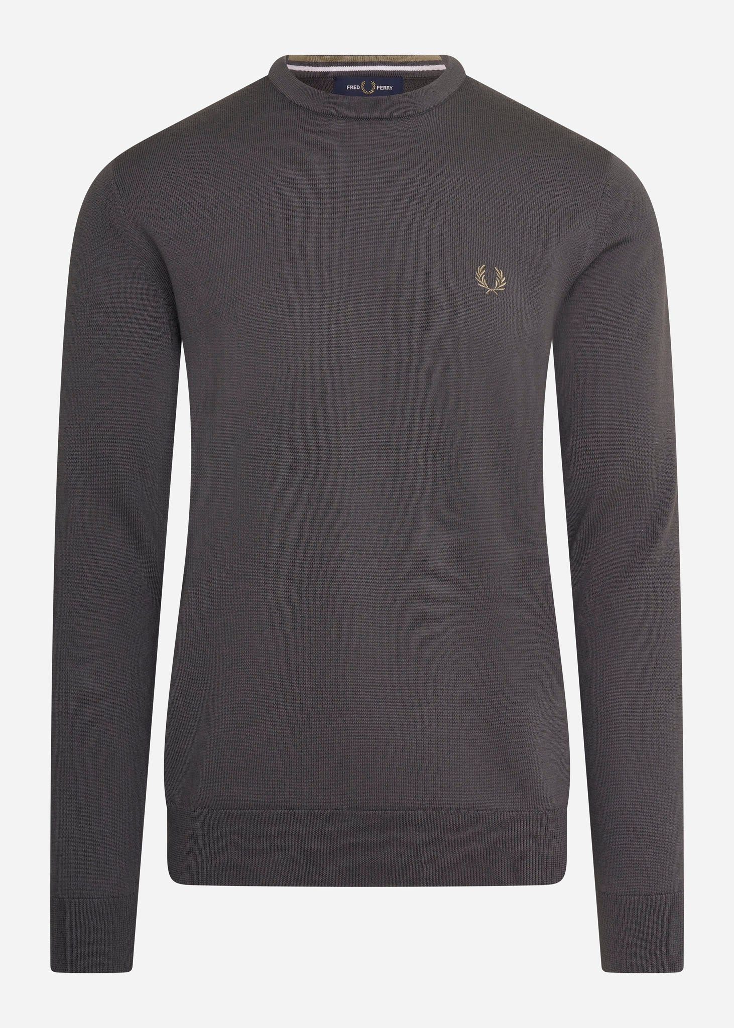 Fred Perry Truien  Classic crew neck jumper - gunmetal 