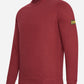 barbour crewneck rood red