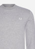 Fred Perry Truien  Crew neck sweatshirt - steel marl 