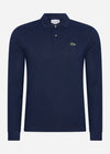 Lacoste Longsleeve Polo's  Longsleeve polo - navy blue 