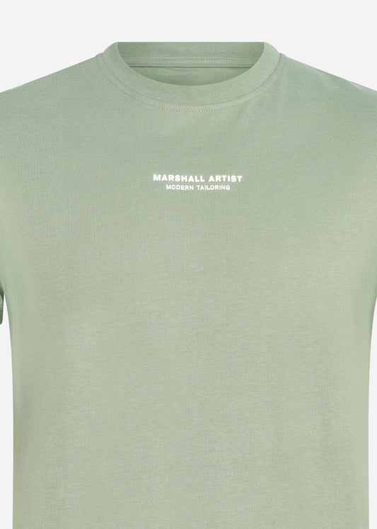 Siren injection t-shirt - sage - Marshall Artist