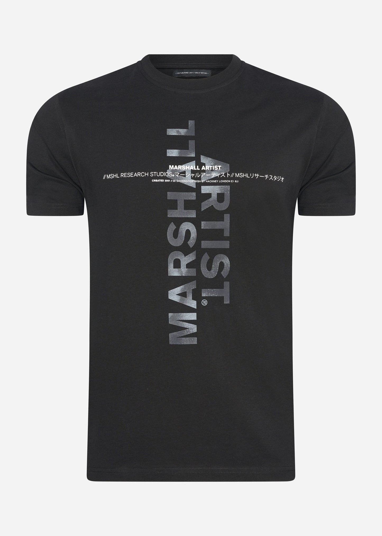 marshall artist t-shirt zwart