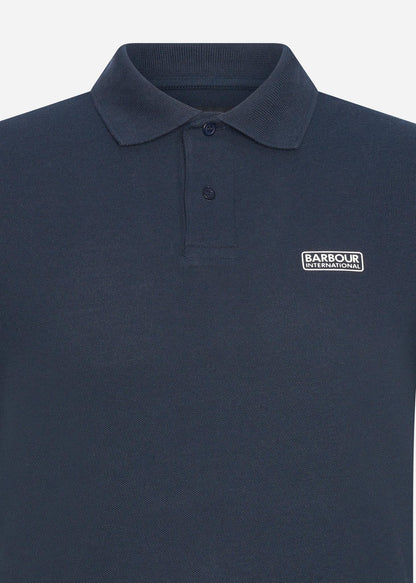 Barbour International Polo's  Essential polo - international navy 